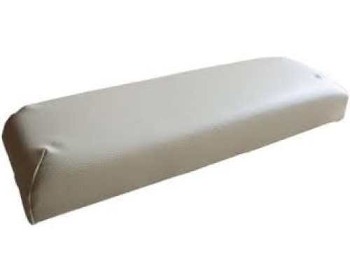 Підлокітник для майстра прямокутний лакованний білий 12х29см