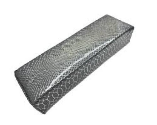 Підлокітник для майстра прямокутний лакованний зміїний 12х29см