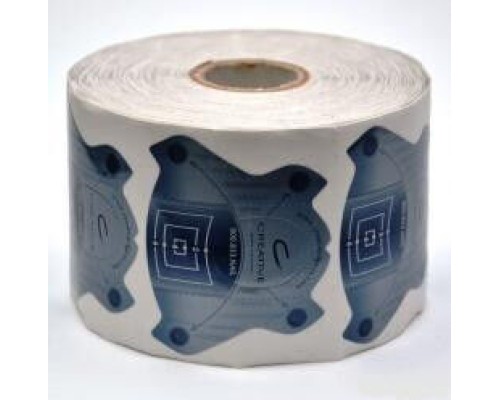 Syper Сrystal Форма для нарощ.нігтів "Овал" синя+сіра /30шт.