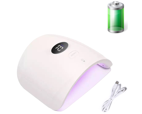 Лампа для манікюру бездротова S60 48 Вт. UV/LED з вбудованим акумулятором 2600 mAh та з USB