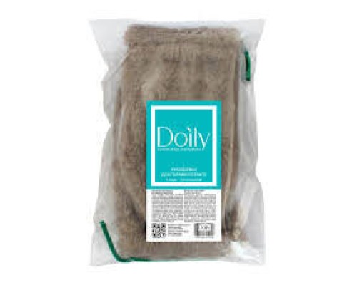 Рукавички багаторазові для парафінотерапії Doily® (1 пара/пач) зі штучного хутра Колір: крем