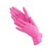 Рукавички НІТРІЛОВІ  SFM рожеві р-р. M  (100 шт/пач)
