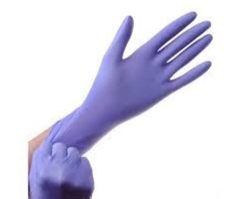 Рукавички НІТРІЛОВІ  SFM фіолетові р-р. S  (100 шт/пач)