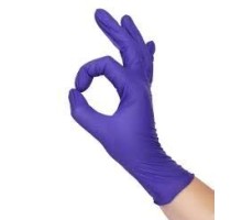 Рукавички НІТРІЛОВІ  SFM фіолетові р-р. S  (100 шт/пач)