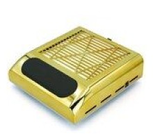 Витяжка для манікюру з HEPA фільтром 80Вт 858-6 золота,прямокутна