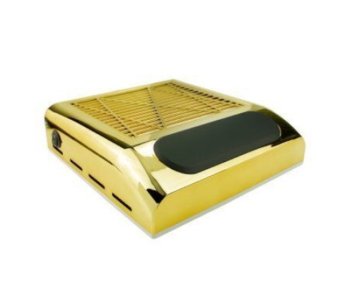 Витяжка для манікюру з HEPA фільтром 80Вт 858-6 золота,прямокутна