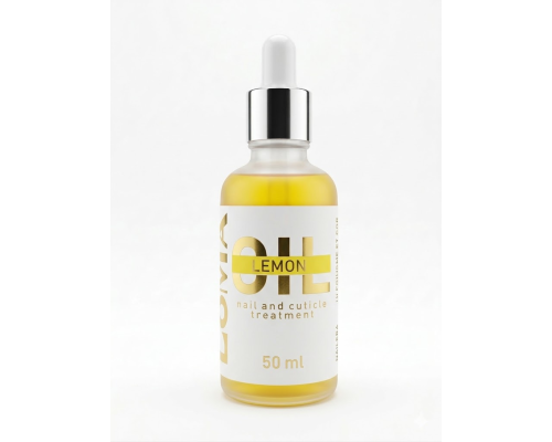 Олія для кутикули Luma Lemon cuticle oil 50ml з піпеткою (лимонний)