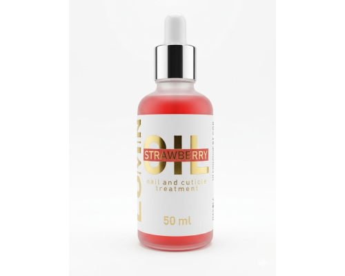 Олія для кутикули Luma Strawberry cuticle oil 50ml з піпеткою (полуниця)