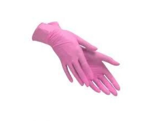 Рукавички НІТРІЛОВІ  SFM рожеві р-р.XS (3 пари/уп)