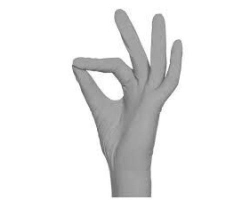 MediOk.Рукавички нітрилові , нестерильні,Ash,розмір S ( без пудри, колір сірий)