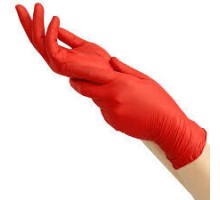 MediOk.Рукавички нітрилові , нестерильні,Garnet,розмір M ( без пудри, колір темно-червоний)