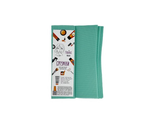 Смужки для депіляції одноразові Panni Mlada 7х22см (100шт/уп.)  Колір:м*ятний