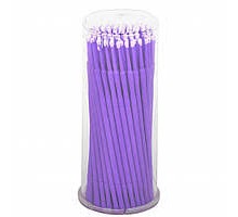 Мікробраш для коррекції та зняття вій (фіолетові)