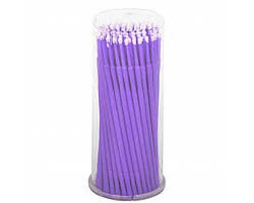 Мікробраш для коррекції та зняття вій (фіолетові)