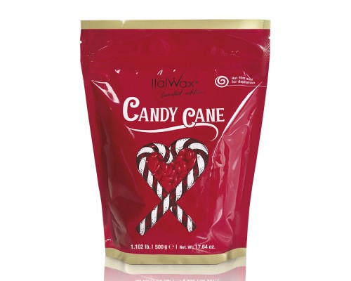 ItalWax Віск у гранулах Кенді Кейн Candy Cane (червоне)  500г