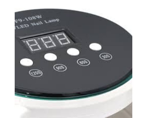 Лампа для манікюру LED/UV SUN F9 108W зьемне дно,сенсор руху,таймер