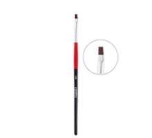 Пензлик для дизайну нігтів №2 (червоно-чорний) прямий