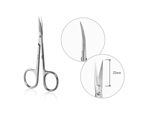 Raiz  Ножниці професійні для кутикули WORK form 1 size M