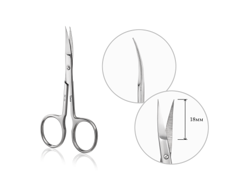 Raiz  Ножниці професійні для кутикули WORK form 2 size S