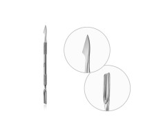 Raiz  Лопатка манікюрна WORK PW-1/1 form 1/1 (закруглений пушер+топорик)