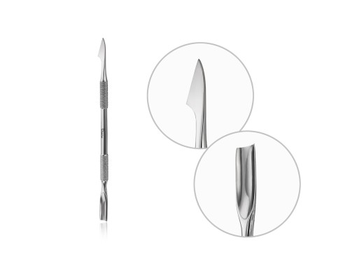 Raiz  Лопатка манікюрна WORK PW-1/2 form 1/2 (прямокутний пушер+топорик)