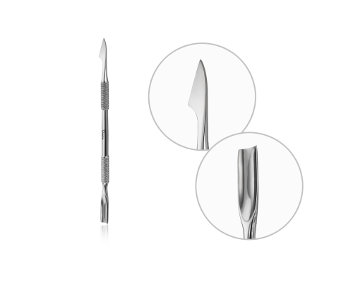 Raiz  Лопатка манікюрна WORK PW-1/2 form 1/2 (прямокутний пушер+топорик)