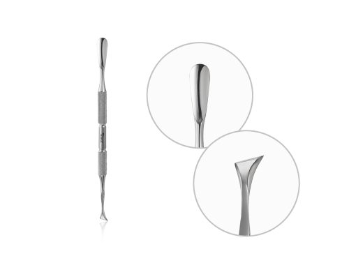 Raiz  Лопатка манікюрна WORK form 2 (закруглений пушер+відігнута лопасть)
