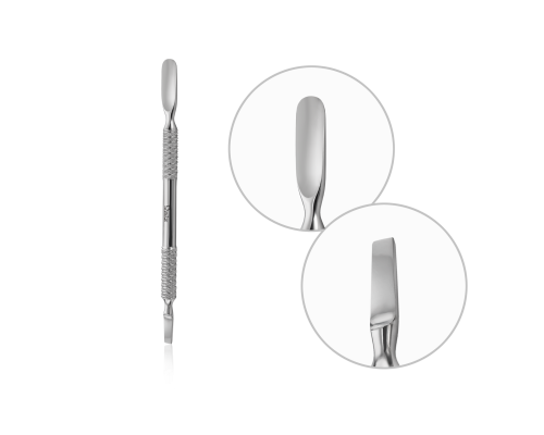 Raiz  Лопатка маникюрная WORK form 3 (скругленный пушер+шабер)