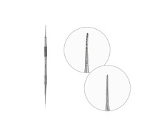 Raiz  Лопатка професійна педикюрна WORK form 9 (тонка пилка пряма та пилка із загнутим кінцем)