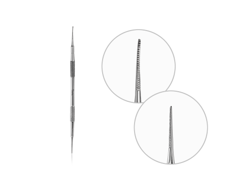Raiz  Лопатка професійна педикюрна WORK form 9 (тонка пилка пряма та пилка із загнутим кінцем)