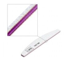 Luma Пилка для манікюра сіра, тонка "Напівмісяць" 100х180