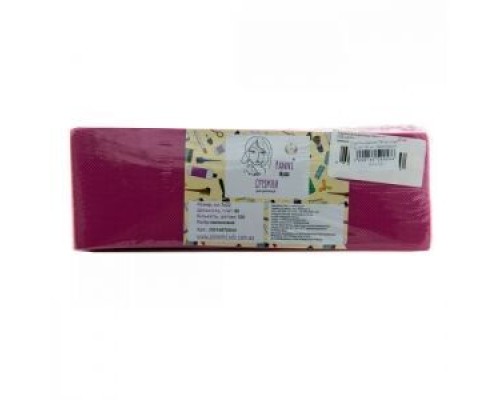 Смужки для депіляції одноразові Panni Mlada 7х22см (100шт/уп.)  Колір:малиновий