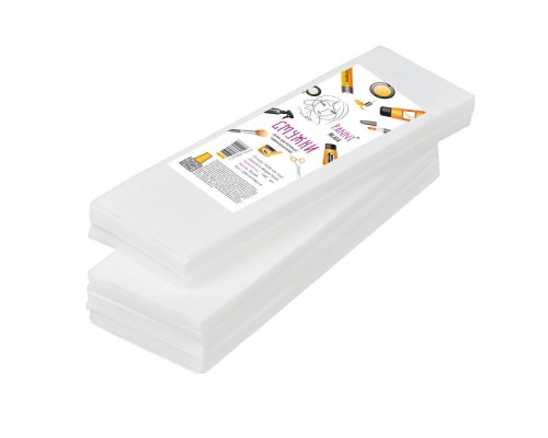 Смужки для депіляції одноразові Panni Mlada 7х20см (100шт/уп.)  Колір:білий