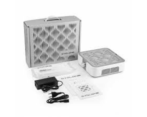 Витяжка з  НЕРА фільтром BUCOS CYCLONE X Silver на 60вт. для манікюру та педикюру