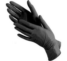 Ampri Рукавички Pura comfort Black нітрилові,неопудрені,чорні,роз/мір S(3 шт/уп)