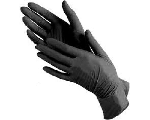 Ampri Рукавички Pura comfort Black нітрилові,неопудрені,чорні,роз/мір S(3 шт/уп)