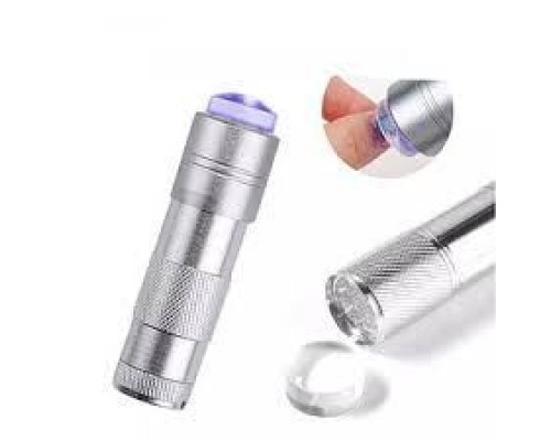 Лампа-ліхтарик LED/UV на батарейці+штамп