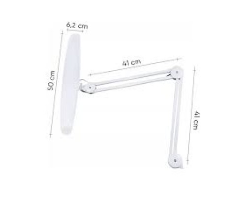 Лампа безтіньова для освітлення робочого місця на струбцині