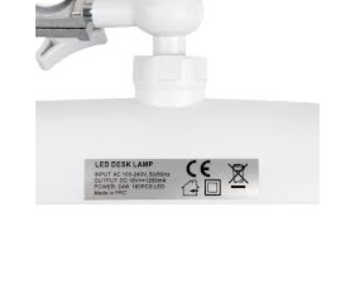 Лампа безтіньова для освітлення робочого місця на струбцині