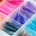 Верхні форми для нарощування нігтів GLOBAL FASHION мікс #3  (кольорові 12 видів,чорні) 288шт
