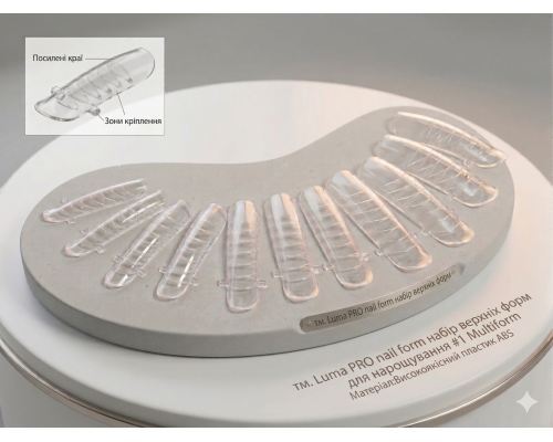 Верхні форми Luma Nail forms №01 Мякий квадрат 120шт./уп.