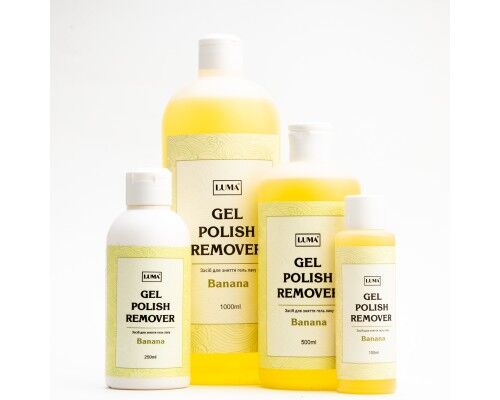 Gel polish remover Luma 1000ml "Banana"