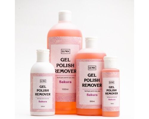 Gel polish remover Luma 1000ml "Sacura"