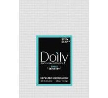 Серветки в пачці Doily® Cross infinity 30х20 см (100 шт/пач) зі спанлейсу 45г/м2 Текстура: гладка білі