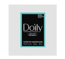 Серветки в пачці Doily® Aqua soft 20х20 см (100 шт/пач) зі спанлейсу 50 г/м2 Текстура: гладка