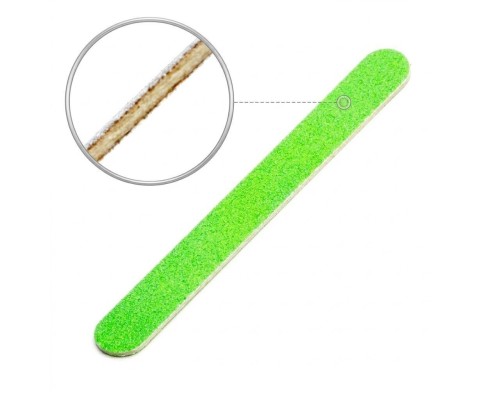 Luma Пилки для манікюру 50шт/уп (пилка100/180 зелений колір)