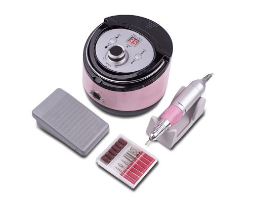 Фрезер BUCOS ZS-606 PRO Pink  (35000/45W) укр. посібник (+ 6 покращених фрез), 3 міс.гарантія