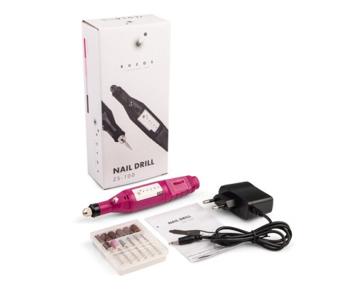 Фрезер BUCOS ZS-100 Pink (20000) український посібник (+ 6 покращених фрез),