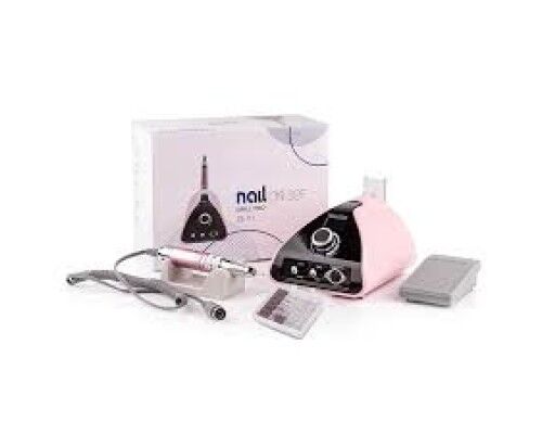 Фрезер для манікюру Nail Drill ZS-711 PRO PINK на 65 Вт./35000 оборотов (белая,розовый)