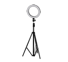 Кільцева лампа для освітлення робочого місця на штативі RK-21